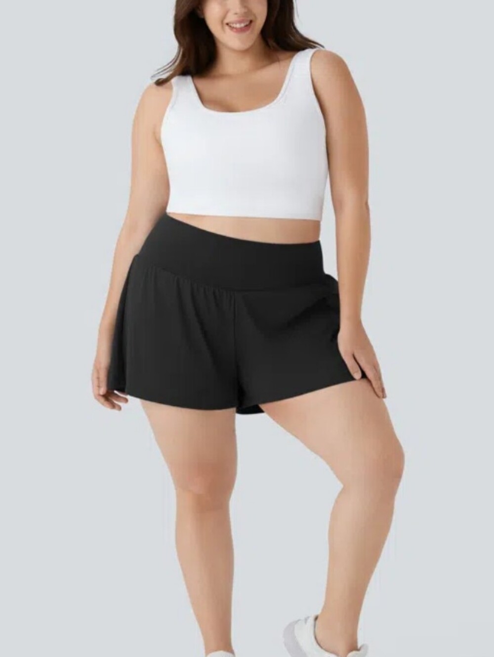 Halara Yoga Plus Size Shorts 4''-Longer Lengt